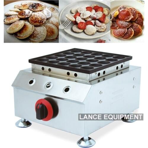25pcs non-stick LPG gas poffertjes mini Dutch pancake maker iron machine baker