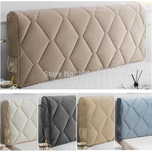 Headboard Slipcover Bed Frames Cover Sofa Couch Cover Thicken Super Soft Headboard Decoration