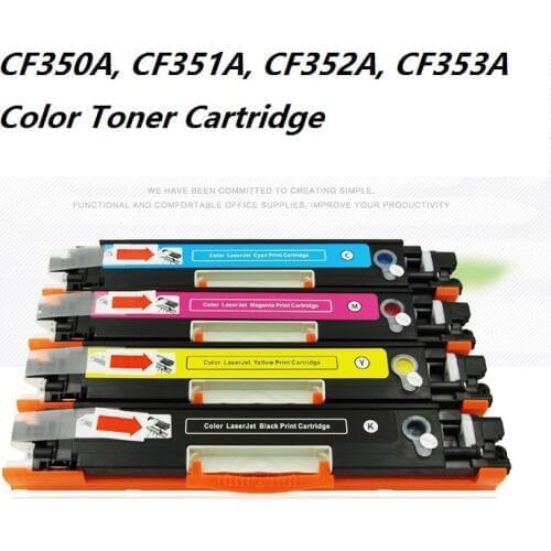 INK WAY CF350A CF351A CF352A CF353A Compatible Color toner cartridge for HP cOLOR LASERJET Pro MFP M176n M177fw