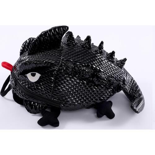 Baby Mini Schoolbags Cartoon Dinosaur Cute Baby Boy Anti-lost Backpacks Child Black Travel Shoulder Bags Gift for Kids 3-5 Years