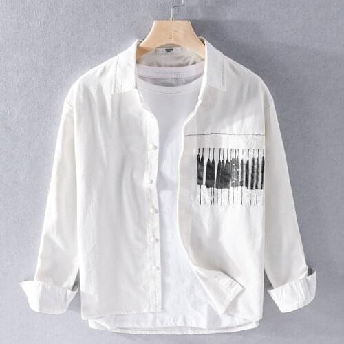 2021 Spring new arrival pure cotton brand shirt men casual fashion comfortable shirts for men white shirt male chemise camisa
