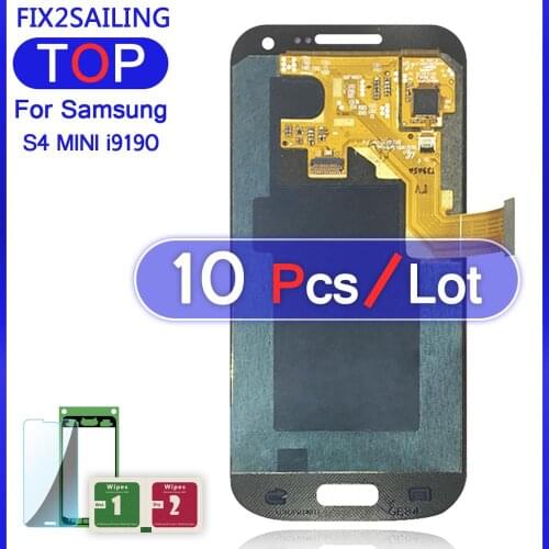 For Samsung Galaxy S4 Mini I9190 i9192 i9195 Super AMOLED LCD Display 100% Tested Working Touch Screen Assembly