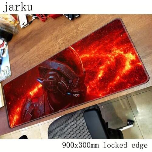 Mass effect mouse pad gamer 900x300mm notbook mouse mat large gaming mousepad Popular pad mouse PC desk padmouse accessories