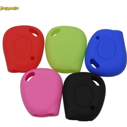 Jingyuqin Silicone Auto Car Key Case Cover for Renault Megane Scenic Clio Laguna Espace Twingo Kangoo Master Car Styling