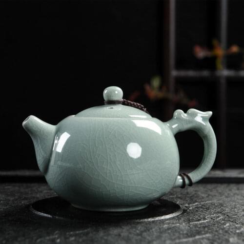 Small Pottery Teapot Chinese Kung Fu Kettle Xishi Teaware Drinkware