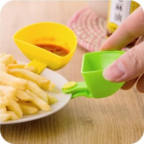 4pcs Flavored dishes Kitchen Bowl kit Tool Spice Clip for Tomato Sauce Salt Vinegar Sugar Flavor Spices christmas dinnerware