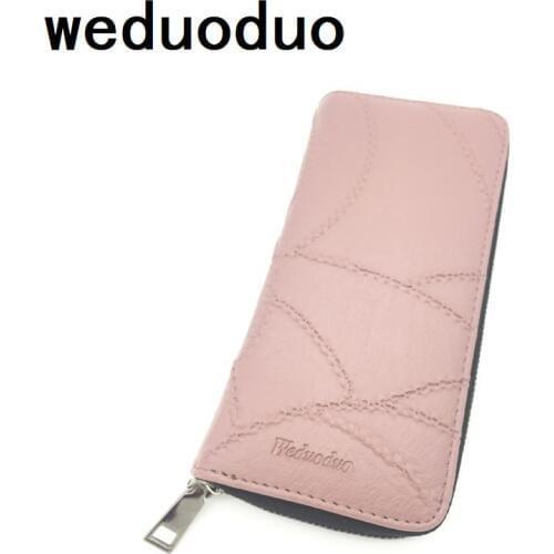 New fashion women wallet clutch purses female zipper long PU leather card holder high quality coin pocket bolsas money bag