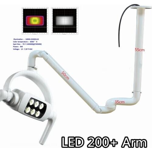 Dental Ceiling mounted dental lamp Led light with a ceiling arm module pet hospital use