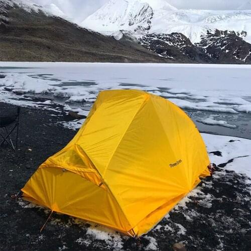 Ultralight Expedition Backpacking Wild Camping Mountain Tent Resistant 2-3 Person Outdoor Rainstorm-Proof Mountaineering Shelter