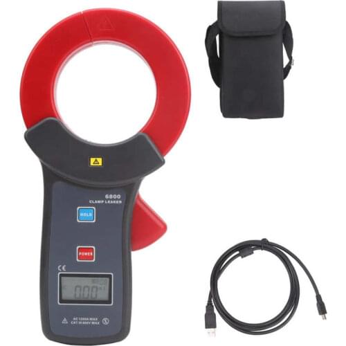 ETCR6800 AC Large Caliber Leakage Current Tester High Precise Clamp Ammeter 1200A