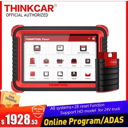 2021 THINKCAR THINKTOOL PROS+ Online Programmer Full System With 28 Special Function ECU Coding/ADAS Auto Code Reader Scanners