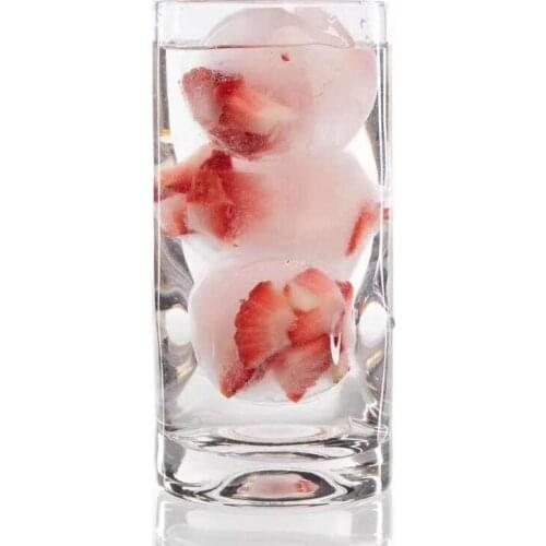 4 Hole Round Ice Ball Mold Maker for Whiskey Cocktails Plastic Kitchen Gadgets Bar Accessories Tools Keep Drinks Chilled T84F