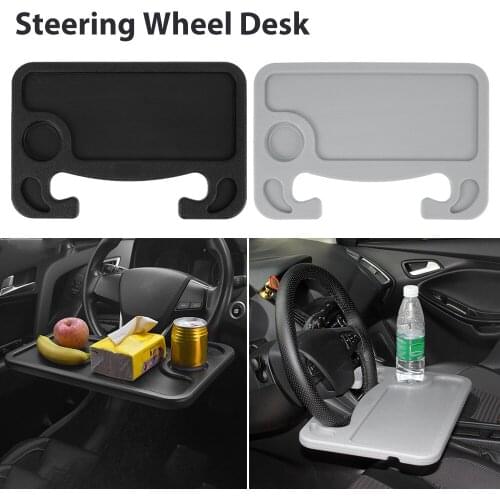 Car Table Steering Wheel Eat Work Drink Food Coffee Goods Tray Holder Laptop Computer Desk Mount Stand Car Organizer