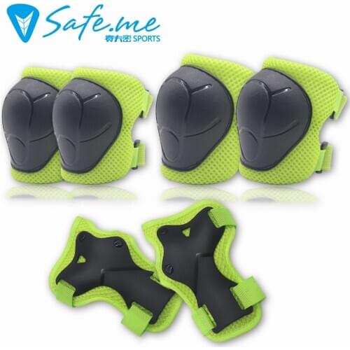 Childrens sports protective gear roller skating balance car skating knee pads elbow pads cycling bicycle 6-piece set