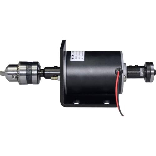 DC220V120W 3800RPM double output shaft, double bearing, DIY lathe, electric drill, bench drill motor