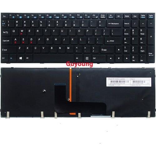 US backlit laptop keyboard for Clevo P651 P651SE P655 P671 P655SE P671SG P650HP3 P650 P670RE3 P670RG P650RE3 P650RE6 P650RG