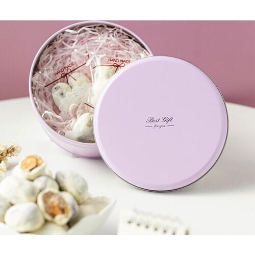 Biscuit Box Snowman Chocolate Mini Tin Candies Small Gift Sealed Packaging New Year Party Supplies