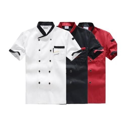 Summer short sleeve chefs uniform breathable net chef shirt 2017 new special mesh cool chef waiter uniform cheap workwear