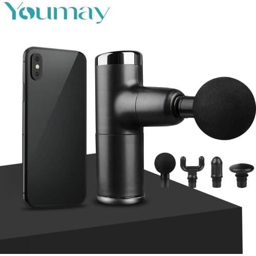 Youmay Mini Massage Gun Muscle Massager Pain Relief Fascia Gun Deep Tissue Massager Body Back Neck Relaxation Slimming Shaping