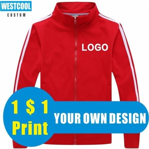Stand-up Collar Jackets Custom Logo Cotton Men Women Clothing Personality Customization Pattern Autumn Winter Jacket Customized