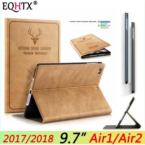 New Case for iPad 9.7 inch 2017/2018, smart sleep wake for iPad 5th, 6th generation Case. for iPad Air 1 2 Case cover