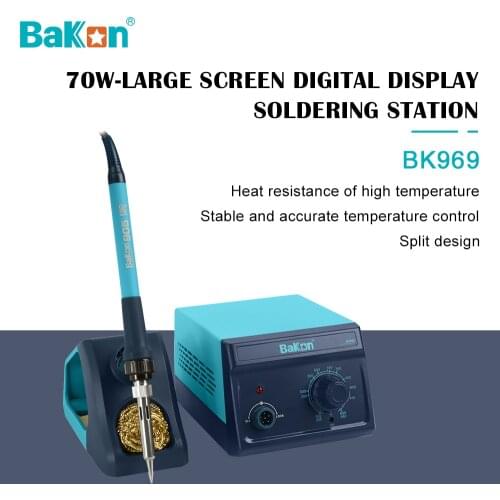 Bakon BK969 Lead Free Soldering Station Knob Type High Quality Repair Rework Tools