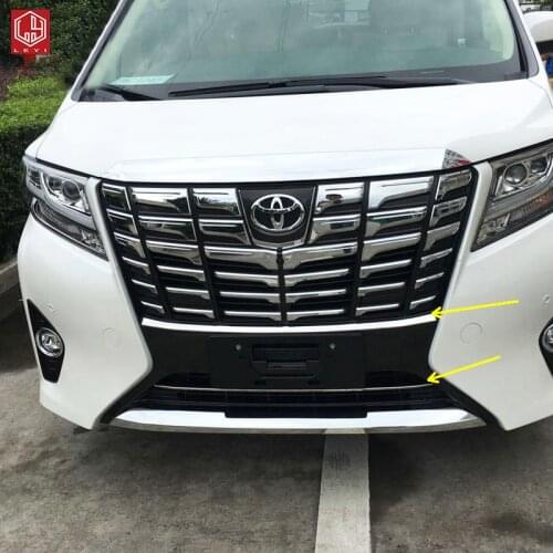 For ALPHARD 2015 2018 304 stainless steel Car middle mesh trim Car modification car accessories