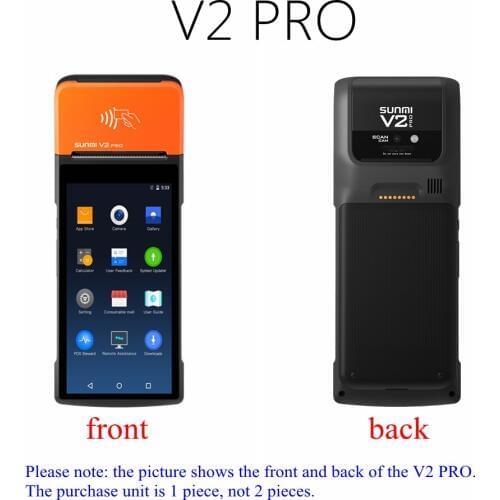 Portable printer 4G Mobile Handheld POS System with Thermal Printer Wireless Wifi Android PDA Distribution