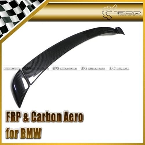 Promotion Car Styling For BMW E46 Sedan 4 Door 4Dr Carbon Fiber Rear Lip Spoiler 3pcs