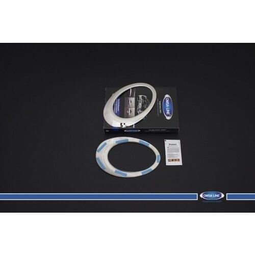 Fit For Renault Megane III Fog light Frame 2010-2012 Right and Left Hand Set 2 Piece Stainless Steel Chromium Styling Accessories part