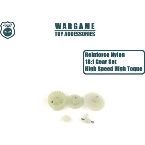 Ver.2 Ver.3 Gear Box Parts Reinforce Durable Nylon 18:1 Gear Set High Speed High Toque for Water Gel ball blaster AEG Airsoft