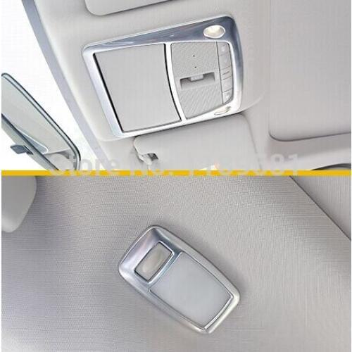 For Nissan X-Trail Rogue 2014 2015 2016 ABS Pearl Chrome Interior lights Reading lights Trim Cover