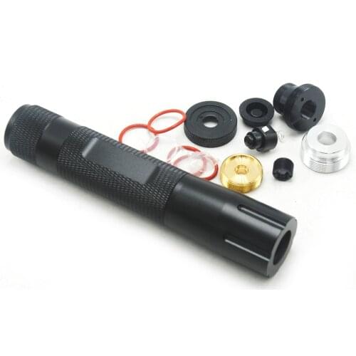 Waterproof Focusable Laser Pointer LED Torch Housing/Case for Blue/Red/IR 5.6mm Diodes 18650 Battery