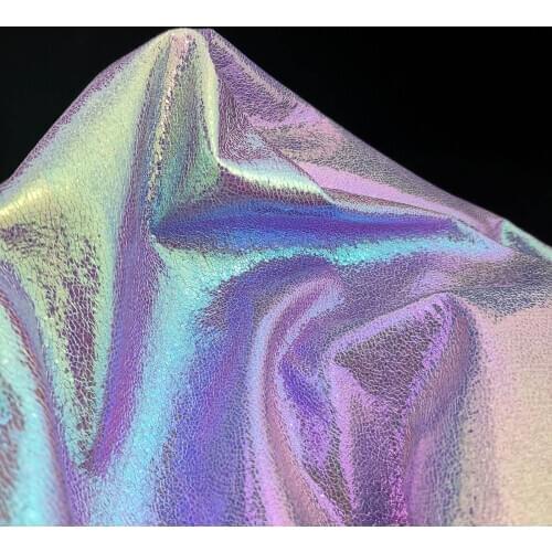 Burst Rainbow Stripes Gradient Magic Special Fabric Backpack Handbag Packaging Clothing Laser Handmade Jewelry Fabric