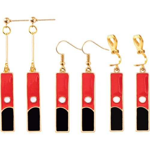 Japanese Anime Tokyo Revengers Earrings Cosplay Izana Kurokawa Enamel Metal Rectangle Pendant Dangle Earrings For Women Men