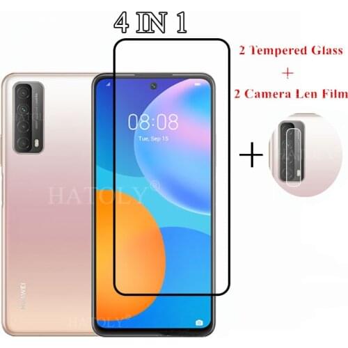 Tempered Glass For Huawei P Smart 2021 Screen Protector Camera Lens Film For Huawei P Smart 2021 Glass For Huawei P Smart 2021