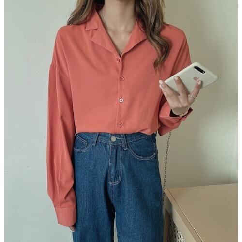 FyZ270 2020 spring summer autumn new women fashion casual ladies work Blouse woman overshirt female OL casual tops