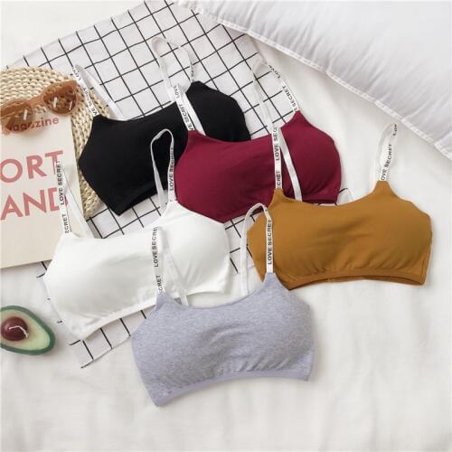 Obrix Female One Piece Bra Three Hook And Eye Sweet Casual Style Bra For Women