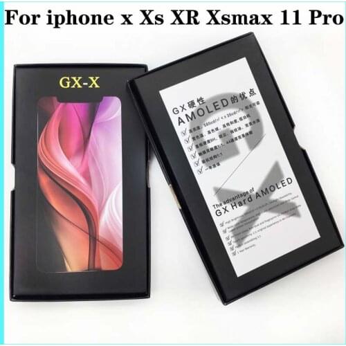 GX Grade For i Phone X XS XR XS Max GX LCD Display Touch Screen Digitizer Replacement Assembly with Open Tools