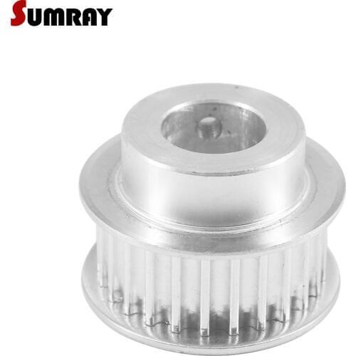 SUMRAY 5M 25T Timing Pulley 6/8/10/12/15/20mm Inner Bore Toothed Pulley Wheel 16/21mm Belt Width for Laser Machine