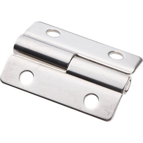 2 Inch Long Silver Tone New Seachoice Butt Hinge Hardware Door Hinge -Left