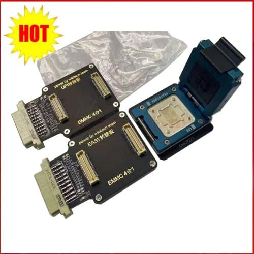 Emmc 4in1 Socket emmc153 169 emcp162 186 emcp254 emcp221 for ufi , easy jtag plus, emmc pro , riff v2 box