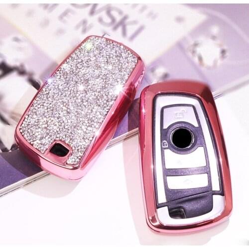 Car key case cover shell For Bmw 1 3 4 5 6 7 series F12 F13 F20 /21 F30 F26 F23 F34 F35 keyless remote key protector