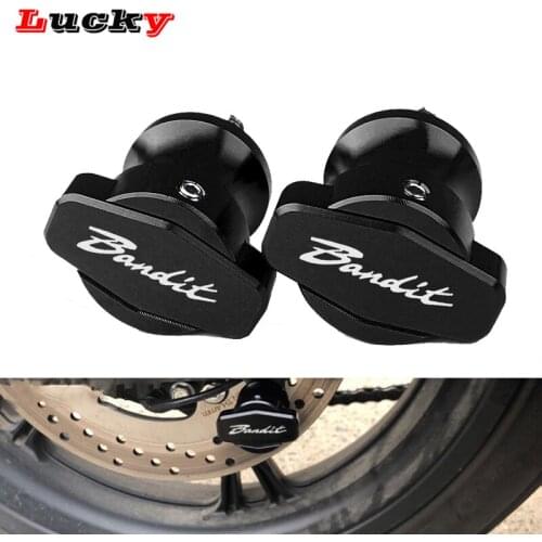 CNC Motorcycle Frame Stands 8MM Screws Sliders Swingarm Spools Slider For SUZUKI BANDIT GSF 1250S 1250 1200 250 400 650 GSX650F