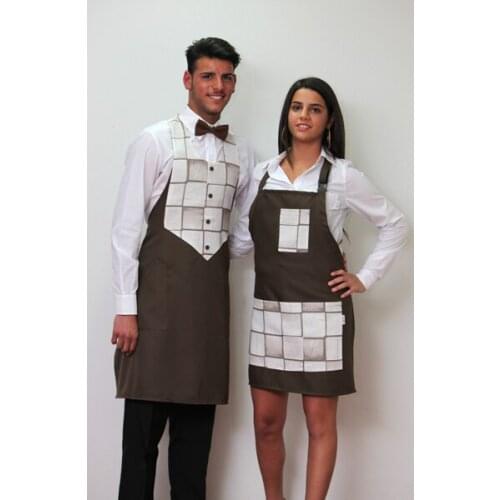 Apron paravanti uniform waiter restaurant dining room kitchen bar pizza women