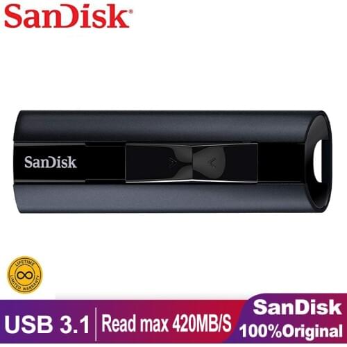 Mini Metal USB Flash Drive 128GB 256GB Micro Sandisk Extreme Pro USB 3.1 Memory Mini SSD External Hard Drive Pen SSD USB Stick