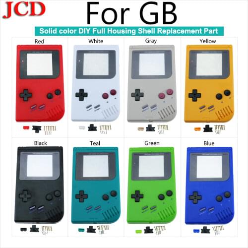 JCD New For Game Boy Classic Game Replacement Case Plastic Shell Cover for Nintendo Console housing For GB Case for Nintend