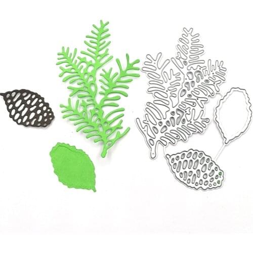 Julyarts Pine Cones Scrapbooking Cutting Dies Metal Die Cut Craft Cutting Dies Card Making for DIY Scrapbooking Album Paper Card
