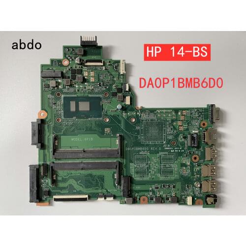 For HP 14-BS 240 G6 Series Laptop Motherboard DA0P1BMB6D0 With SR348(Intel Pentium 4415U) CPU mainboard