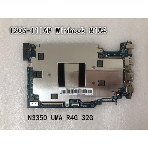 Original laptop Lenovo Ideapad 120S-11IAP Winbook 81A4 Motherboard CPU N3350 UMA R4G 32G FRU 5B20P23796